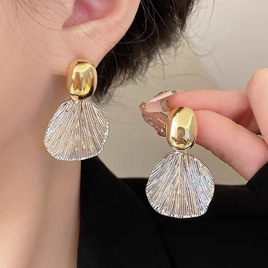 Metal Shell Earrings