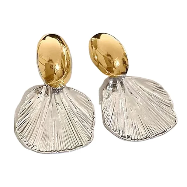 Metal Shell Earrings