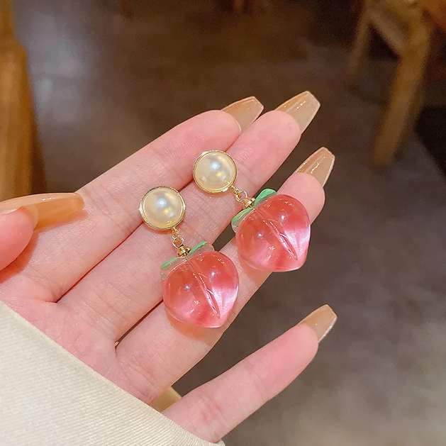 Cool Peach Earrings