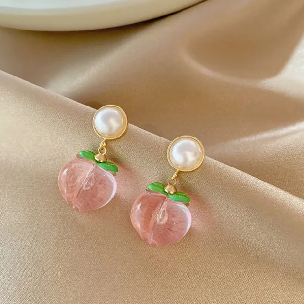 Cool Peach Earrings