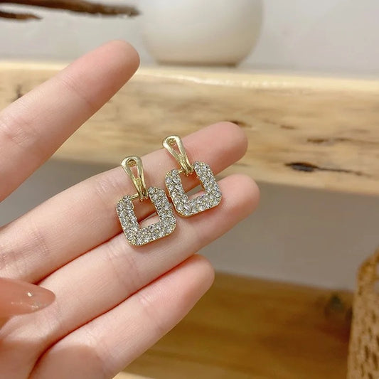 Square Stone Earrings