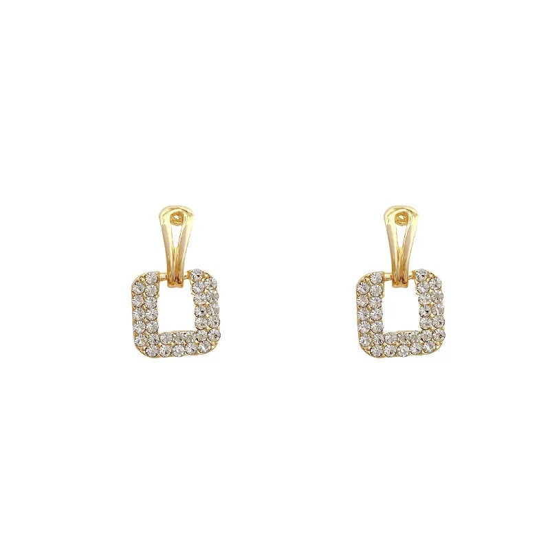 Square Stone Earrings