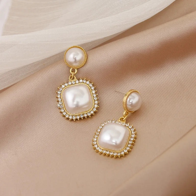 Big Pearl Earrings