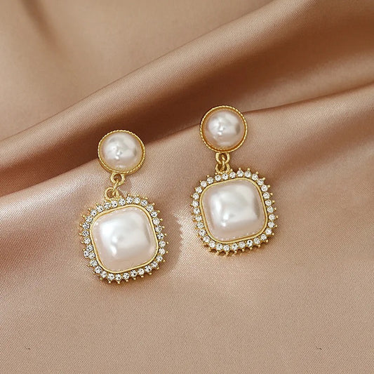 Big Pearl Earrings