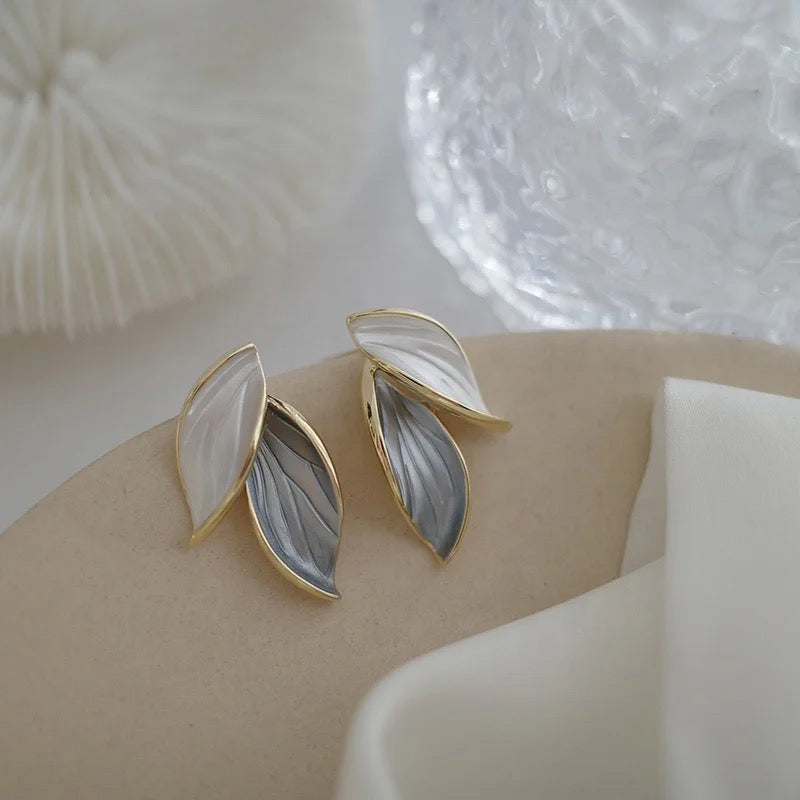 Leaf Shape Studs