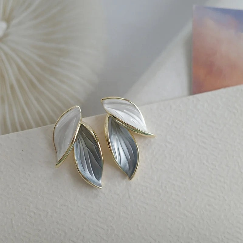 Leaf Shape Studs