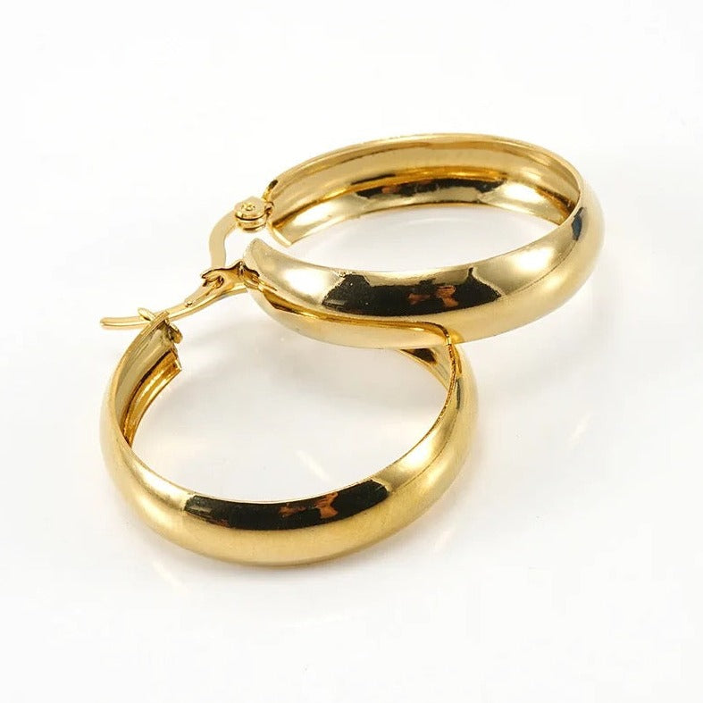 Gold Big Hoop