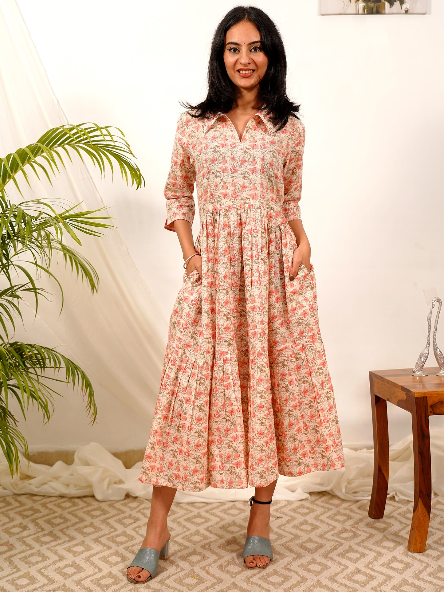 Rosewood Blossom COTTON Dress