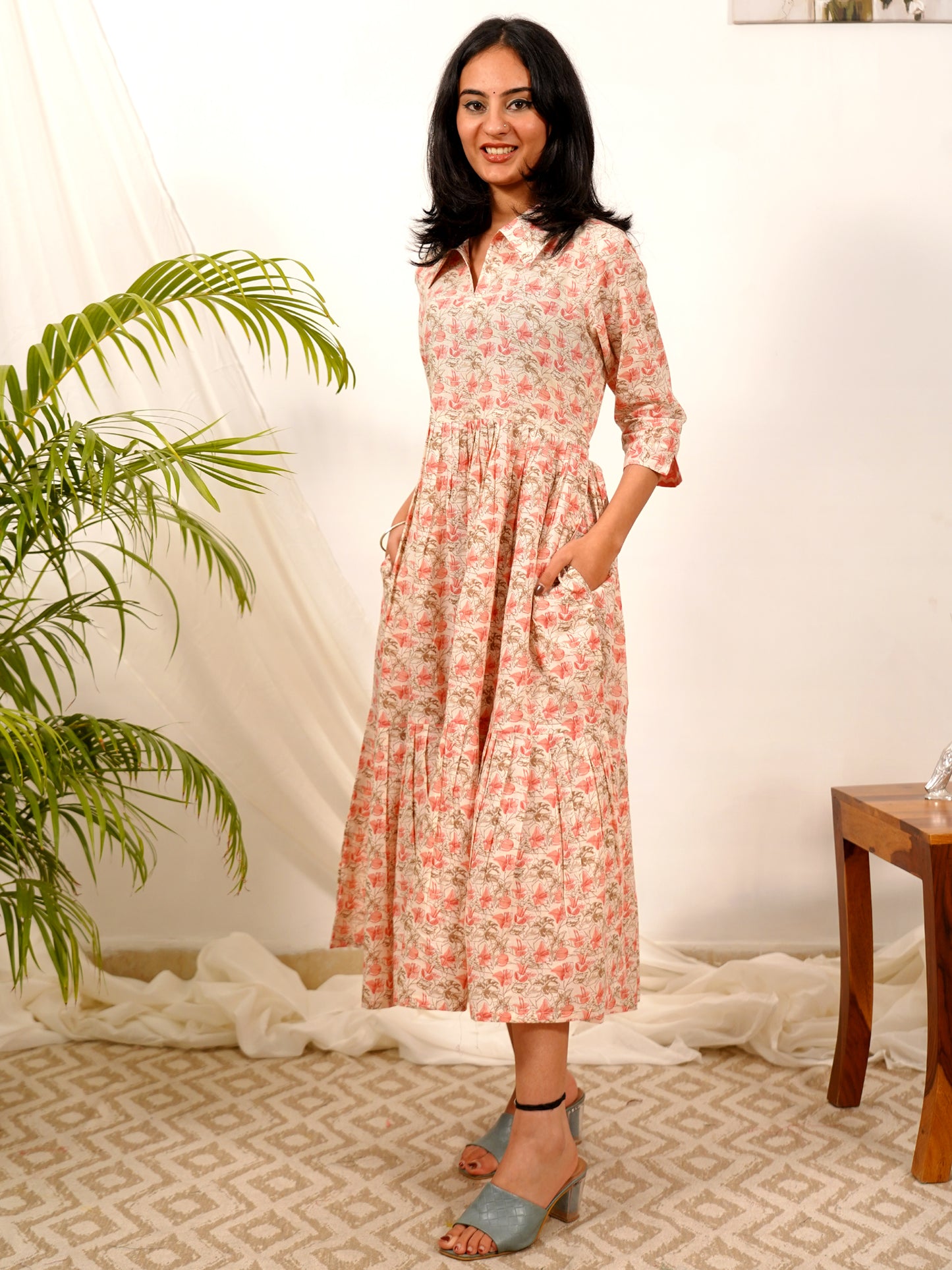 Rosewood Blossom COTTON Dress