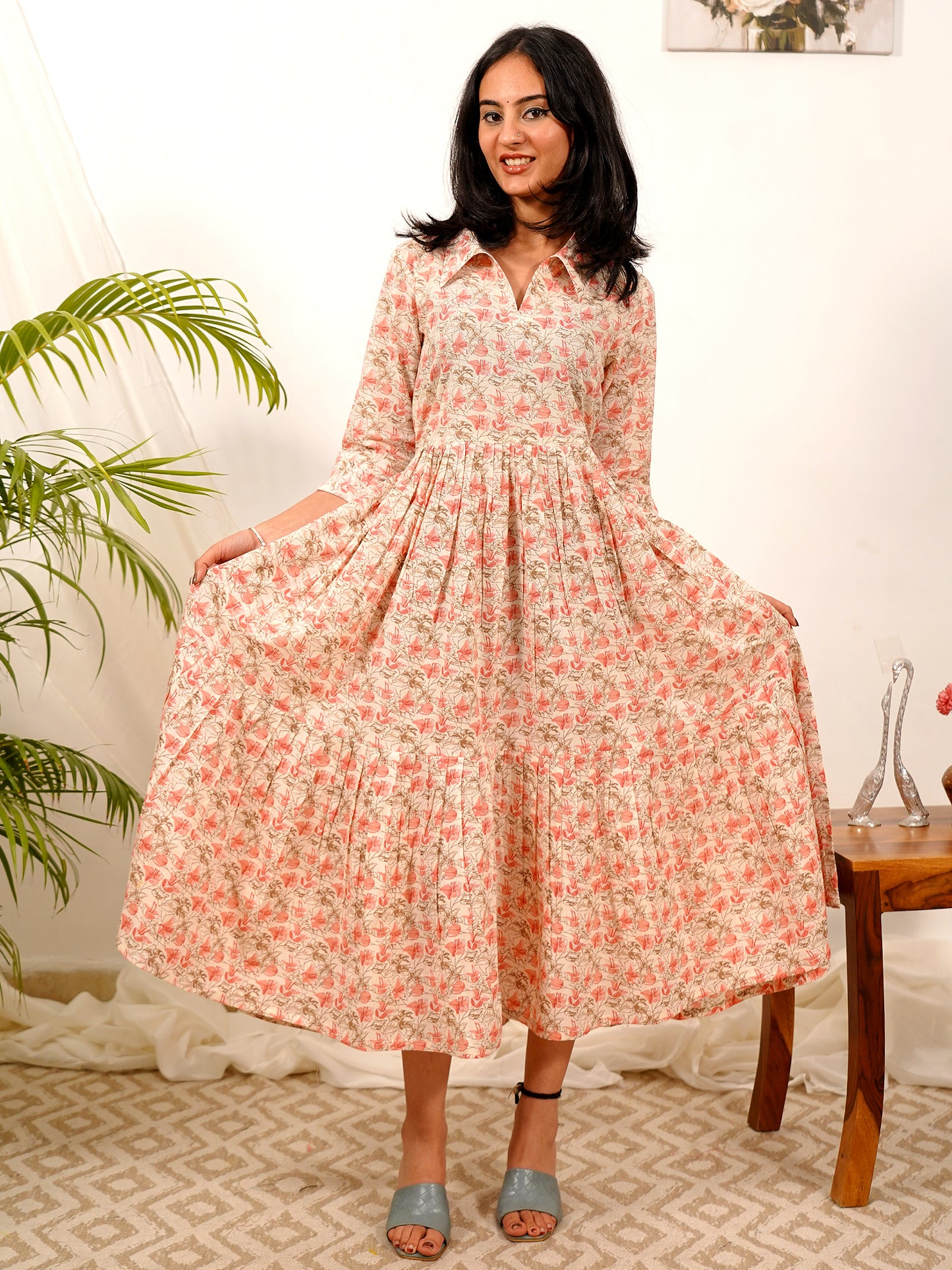 Rosewood Blossom COTTON Dress