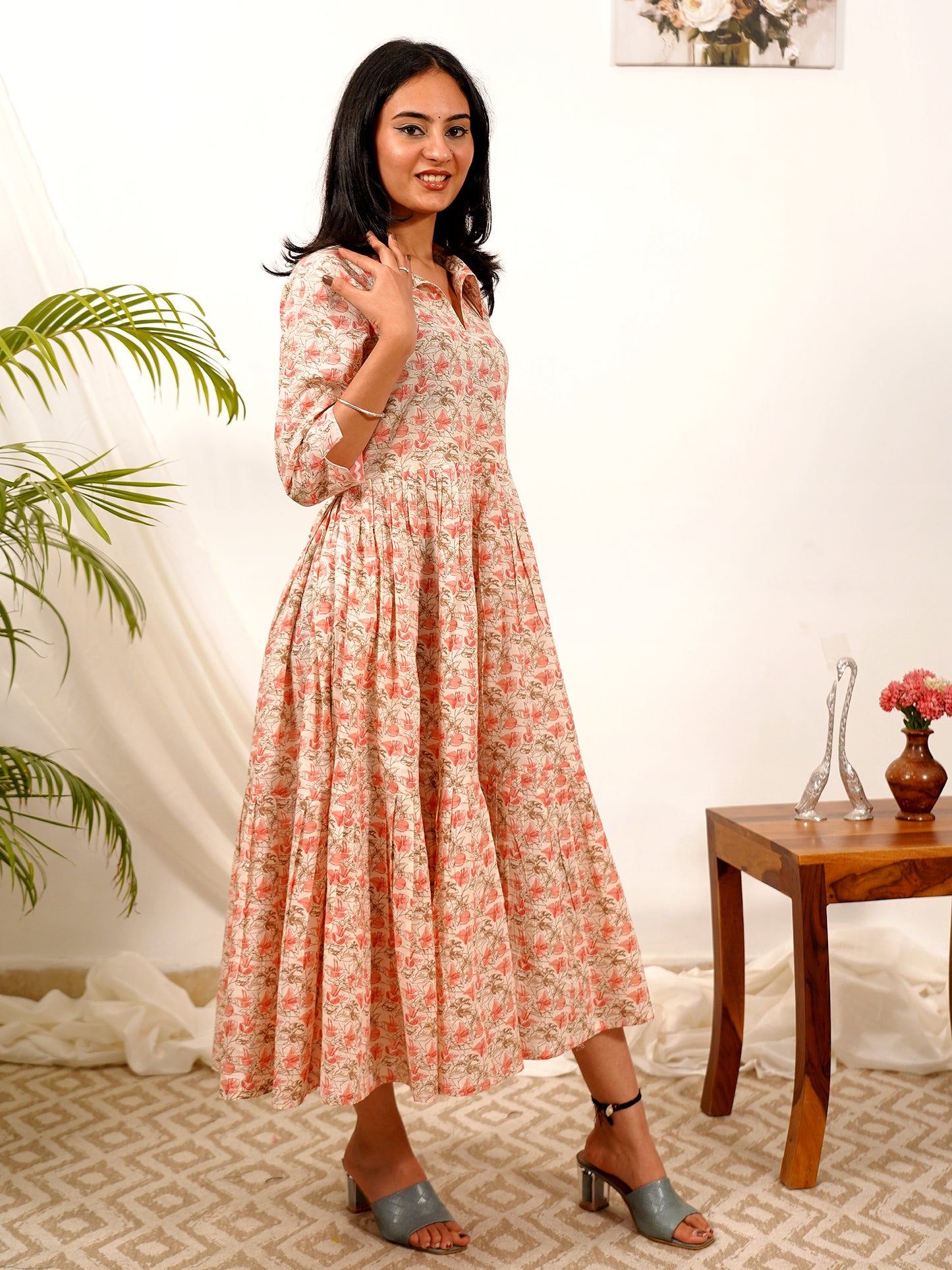 Rosewood Blossom COTTON Dress